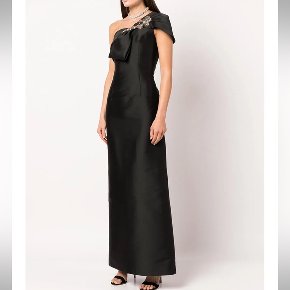 NWT Sachin & Babi black Ines gown - Picture 2 of 9